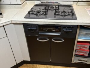 三重キッチン取付け隊　ガスオーブンの撤去　施工後　